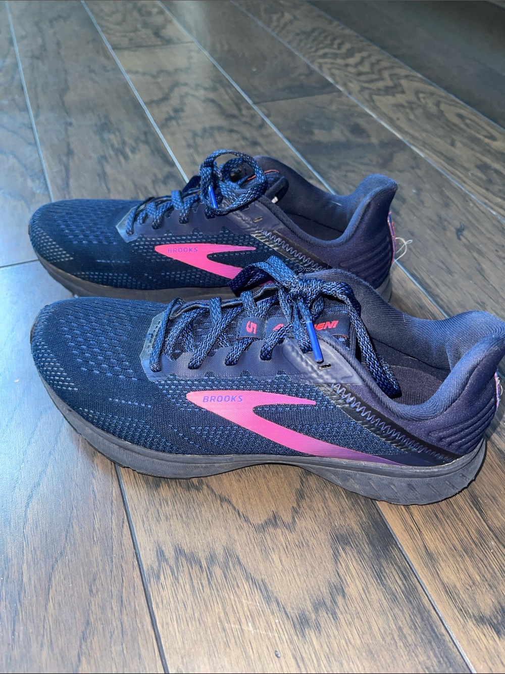 Brooks Women’s Navy and Pink Running Shoes